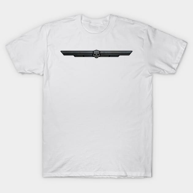 Helldivers 2 metallic logo T-Shirt by DarkwingDave